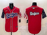 Men's Los Angeles Dodgers Team Big Logo Red Limited Stitched Jersey,baseball caps,new era cap wholesale,wholesale hats